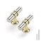 Rergy 10 Pack Brushed Nickel Cabinet KnobsGold Cabinet KnobsHeavyDuty Kitchen HandlesRustResistant Zinc Alloy Drawer Handles for CupboardClosetBathroom