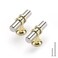 Rergy 10 Pack Brushed Nickel Cabinet KnobsGold Cabinet KnobsHeavyDuty Kitchen HandlesRustResistant Zinc Alloy Drawer Handles for CupboardClosetBathroom