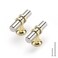 Rergy 10 Pack Brushed Nickel Cabinet KnobsGold Cabinet KnobsHeavyDuty Kitchen HandlesRustResistant Zinc Alloy Drawer Handles for CupboardClosetBathroom