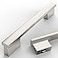 Asidrama 10 Pack 5 Inch128mm Brushed Satin Nickel Cabinet Pulls Kitchen Cabinet Handles Satin Nickel Cabinet Pulls Cabinet Hardware for Cupboard Drawer