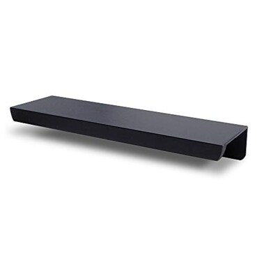 Jetland Cabinets Drawers Edge Pulls 10Pack 5 Overall Length Black Concealed Tab Pulls for Kitchen Garage Cabinet Drawers PW5018B127L