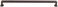 Top Knobs TK708SAB Transcend Collection 12 Ascendra Pull Sable