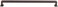 Top Knobs TK708SAB Transcend Collection 12 Ascendra Pull Sable
