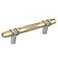 Amerock Cabinet Pull Golden ChampagnePolished Chrome 334 inch 96 mm CentertoCenter London 1 Pack Drawer Pull Drawer Handle Cabinet Hardware