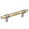 Amerock Cabinet Pull Golden ChampagnePolished Chrome 334 inch 96 mm CentertoCenter London 1 Pack Drawer Pull Drawer Handle Cabinet Hardware