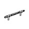 Amerock Cabinet Pull Marble BlackSatin Nickel 334 inch 96 mm CentertoCenter Carrione 1 Pack Drawer Pull Drawer Handle Cabinet Hardware
