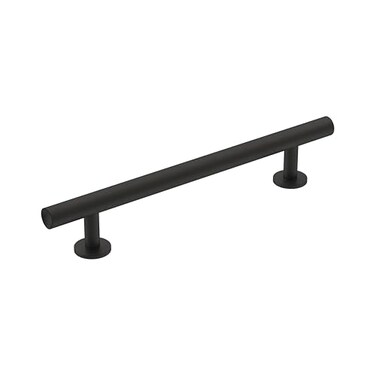 Amerock Cabinet Pull Matte Black 5116 inch 128 mm CentertoCenter Radius 1 Pack Drawer Pull Cabinet Handle Cabinet Hardware