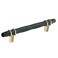 Amerock Cabinet Pull Black BronzeGolden Champagne 5116 inch 128 mm CentertoCenter London 1 Pack Drawer Pull Drawer Handle Cabinet Hardware
