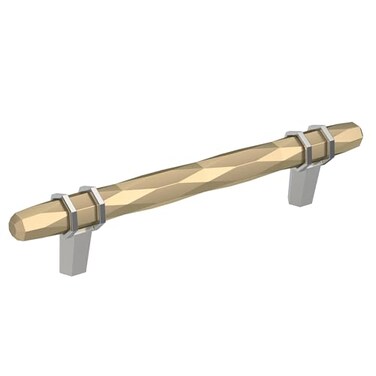 Amerock Cabinet Pull Golden ChampagnePolished Chrome 5116 inch 128 mm CentertoCenter London 1 Pack Drawer Pull Drawer Handle Cabinet Hardware
