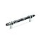 Amerock Cabinet Pull Marble BlackPolished Nickel 5116 inch 128 mm CentertoCenter Carrione 1 Pack Drawer Pull Drawer Handle Cabinet Hardware