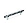 Amerock Cabinet Pull Marble BlackPolished Nickel 5116 inch 128 mm CentertoCenter Carrione 1 Pack Drawer Pull Drawer Handle Cabinet Hardware