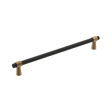 Amerock Cabinet Pull Matte BlackChampagne Bronze 81316 inch 224 mm CentertoCenter Mergence 1 Pack Drawer Pull Cabinet Handle Cabinet Hardware