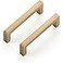 Ravinte Cabinet Handles Solid Slim Champagne Bronze 10 Pack 3 Inch Hole Center Square Bar Drawer Handles Kitchen Cabinet Pulls Drawer Kitchen Cabinet Hardware