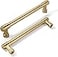 khtumeware 10Pack 5 Inch128mm Champagne Bronze Cabinet Handles Warm Brass Cabinet Pulls Gold Kitchen Cabinet Hardware for Cupboard Drawer Pulls Dresser Handle Cabinet pulls