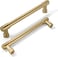 khtumeware 10Pack 5 Inch128mm Champagne Bronze Cabinet Handles Warm Brass Cabinet Pulls Gold Kitchen Cabinet Hardware for Cupboard Drawer Pulls Dresser Handle Cabinet pulls