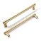 khtumeware 10 Pack 8 Inch203mm Champagne Bronze Kitchen Cabinet Handles Warm Brass Cabinet Pulls Gold Kitchen Cabinet Hardware for Cupboard Drawer Pulls Dresser Handle