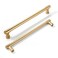 khtumeware 10 Pack 8 Inch203mm Champagne Bronze Kitchen Cabinet Handles Warm Brass Cabinet Pulls Gold Kitchen Cabinet Hardware for Cupboard Drawer Pulls Dresser Handle