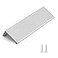 Rergy 10 Pack 5 INCH Cabinet Pulls Brushed Nickel Finger Pulls Brushed Nickel Edge Pulls for Cabinet Kitchen Cabinet Edge Pulls 128mm Cabinet Finger Pulls