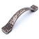 Jetland Arched Hammered Cabinet Pulls 6Pack Antique Brass 3 Hole Centers Rustic Solid Cast Handle Pulls for Dresser Nightstand Furniture HT0611ABR76