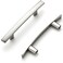 Ravinte 10 Pack Cabinet Handles Brushed Nickel Cabinet Pulls Kitchen Cabinet HandlesCurved Drawer Pulls in 5316 Inch Length with 3 Inch Hole Center Arch Kitchen Cabinet Hardware