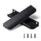 Satanga Dresser Drawer Pulls Kitchen Matte Black Cabinet Pulls Handles Hardware Closet Square Bar Drawer 5Pack Easy to Install 315inch 80mm