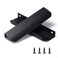 Satanga Dresser Drawer Pulls Kitchen Matte Black Cabinet Pulls Handles Hardware Closet Square Bar Drawer 5Pack Easy to Install 315inch 80mm