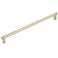 HIS CO Emtek Select Knurled Cabinet Pull with Satin Brass US4 Stem Finish Choice of Size 84058RECUS4KNUS4 CentertoCenter 12