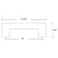 Emtek Trail Pull Available in 9 Sizes and 6 Finishes 86165US4 Center to Center 8 Satin Brass US4