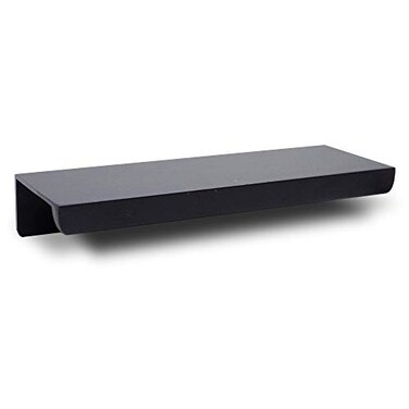 Jetland Cabinets Drawers Edge Pulls 10Pack 4 Overall Length Black Concealed Tab Pulls for Kitchen Garage Cabinet Drawers PW5018B76