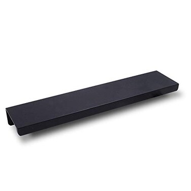 Jetland Cabinets Drawers Edge Pulls 8Pack 6 Overall Length Black Concealed Tab Pulls for Kitchen Garage Cabinet Drawers PW5018B128