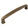 Cosmas 10 Pack 4392128BAB Brushed Antique Brass Modern Cabinet Hardware Handle Pull 5 Inch 128mm Hole Centers