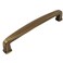Cosmas 10 Pack 4392128BAB Brushed Antique Brass Modern Cabinet Hardware Handle Pull 5 Inch 128mm Hole Centers