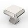 Amerdeco 10 Pack Brushed Satin Nickel Kitchen Cabinet Knobs Cabinet Hardware Single Hole Cabinet Pulls Dresser Knobs Square Drawer Knobs and Pulls for Bathroom Cabinets ZH0002