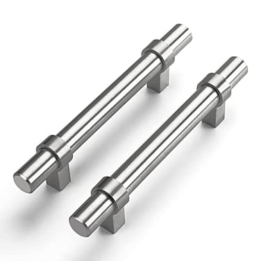 Goldenwarm 10 Pack 3 inch Brushed Nickel Cabinet Pulls Satin Nickel Kitchen Drawer Handles Stainless Steel Dresser Hardware