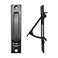senharvest Pocket Door Edge Pull Hidden Edge Handles Hardware for Easy Access Stylish Pocket Door Pull Ideal Pocket Door Hardware Solution Black 2 Pack