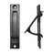senharvest Pocket Door Edge Pull Hidden Edge Handles Hardware for Easy Access Stylish Pocket Door Pull Ideal Pocket Door Hardware Solution Black 2 Pack