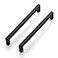 Ravinte 10 Pack 8 Inch Kitchen Square Cabinet Handles Matte Black Cabinet Pulls Black Drawer Pulls Kitchen Cabinet Hardware Kitchen Handles