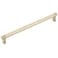 HIS CO Emtek Select Knurled Cabinet Pull with Satin Brass US4 Stem Finish Choice of Size 84057RECUS4KNUS4 CentertoCenter 10