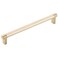 Top Knobs Emtek Select Knurled Cabinet Pull with Satin Brass US4 Stem Finish Choice of Size 84056RECUS4KNUS4 CentertoCenter 8
