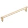 Top Knobs Emtek Select Knurled Cabinet Pull with Satin Brass US4 Stem Finish Choice of Size 84056RECUS4KNUS4 CentertoCenter 8
