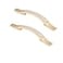 LANC Modern Cabinet Knobs and Pulls Shiny DrawerFurniture Handles with Screws All Metal Stylish Kitchen Hardware 2 Pack Gold B204G96P2