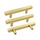 Goldenwarm 10 Pack Gold Cabinet Handles 31290mm Brushed Brass Cabinet Pulls T Bar Drawer Pulls for Kitchen Cupboard Drawer Hardware