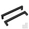 Goldenwarm 30 Pack Black Square Bar Cabinet Pull Drawer Handle Stainless Steel Modern Hardware for Kitchen and Bathroom Cabinets Cupboard Center to Center 712in192mm