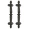 Sungmor 2PC Solid Sturdy Cast Iron Cabinet Handles Heavy Duty 93 Long Strong Rustic Metal Grab Bar Decorative Door Handles Antique Farmhouse Fence Gate Garage Closet Drawer Sliding Door Pulls