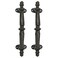 Sungmor 2PC Solid Sturdy Cast Iron Cabinet Handles Heavy Duty 93 Long Strong Rustic Metal Grab Bar Decorative Door Handles Antique Farmhouse Fence Gate Garage Closet Drawer Sliding Door Pulls