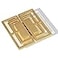Mou 6Pcs of Gold Brushed Drawer Handles Pulls Closet TV Cabinet Stylish Golden Copper Handles Modern Chinese Auspicious Patterns DoubleHole 32mm Handle