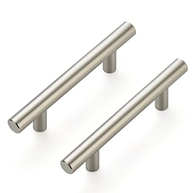 Ravinte 32 Pack 5 inch Kitchen Cabinet Handles Cabinet Pulls Brushed Nickel Stainless Steel Kitchen Drawer Pulls Cupboard Handles 3 Hole Center