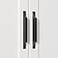 Goldenwarm 10 Pack Matte Black Cabinet Handles 334 Inch96mm Finger Pulls Long Cabinet Pulls Modern Kitchen Bathroom Hardware