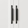 Goldenwarm 10 Pack Matte Black Cabinet Handles 334 Inch96mm Finger Pulls Long Cabinet Pulls Modern Kitchen Bathroom Hardware