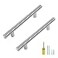 Ravinte 30 Pack 4 inch Brushed Nickel Cabinet Pulls Kitchen Cabinet Handles 638 Overall Length Satin Nickel Kitchen Cabinet Pulls